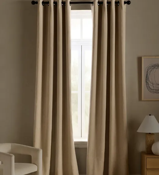 European Linen True Blackout Curtain 